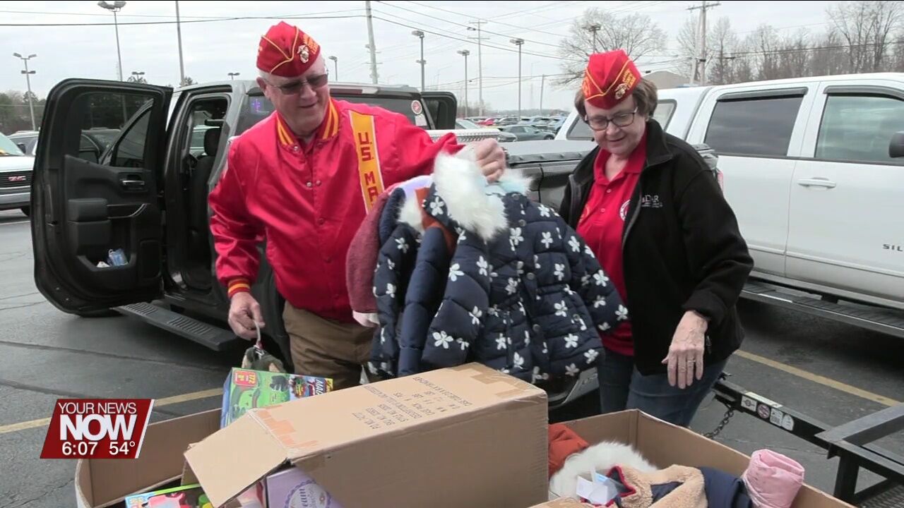 Tom Ahl Family of Dealerships and Marine Corps collaborate to make large Toys for Tots donation